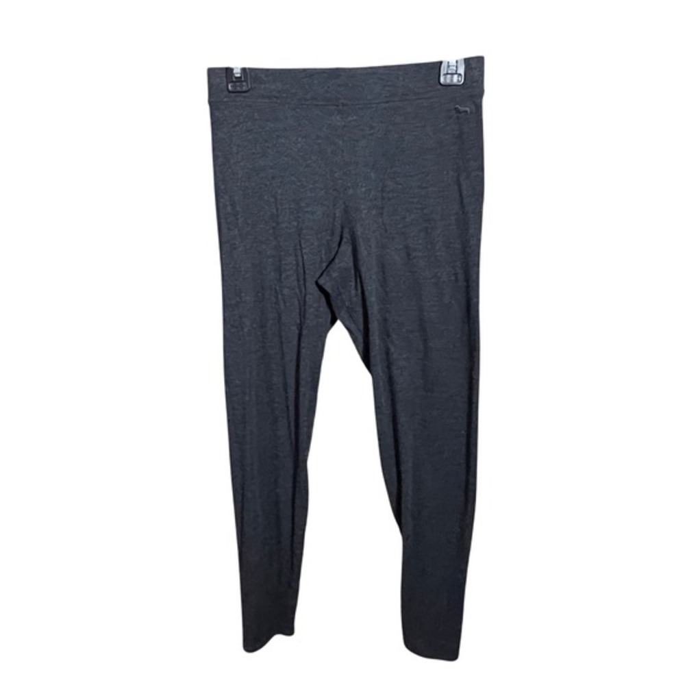 PINK Victoria's Secret Leggings‎ Womens Medium Gray Heathered Logo Yoga Pants